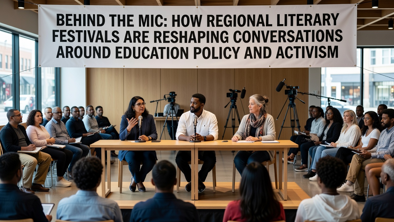 Behind the Mic: How Regional Literary Festivals Are Reshaping Conversations Around Education Policy and Activism